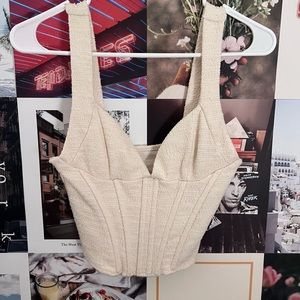 Zara knit corset!🦢